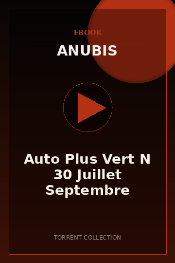 Auto Plus Vert N 30 Juillet Septembre
