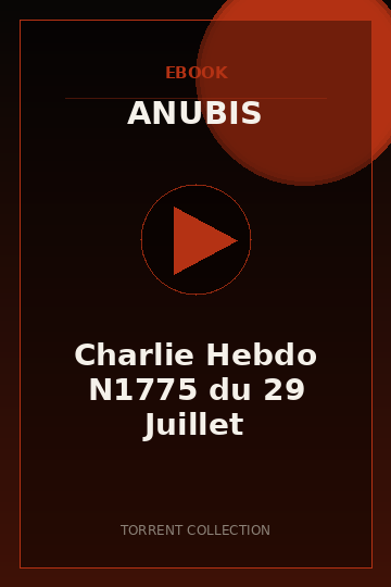 Charlie Hebdo N1775 du 29 Juillet
