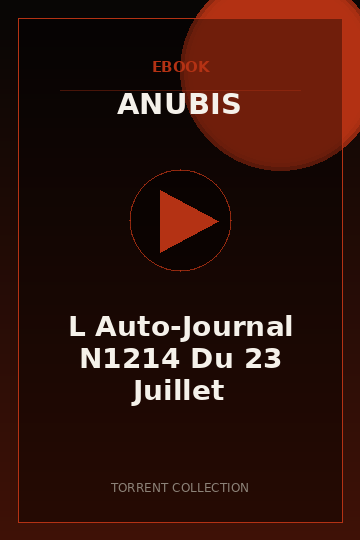 L Auto-Journal N1214 Du 23 Juillet