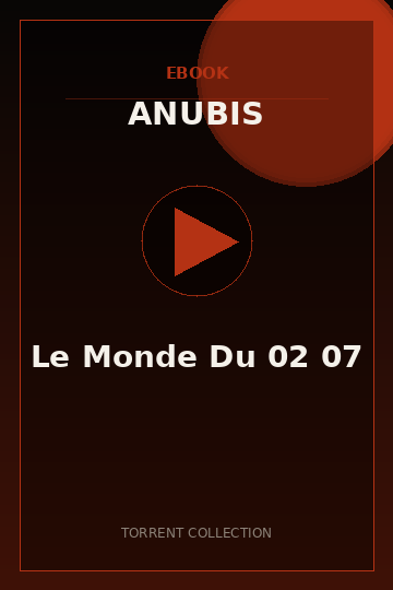 Le Monde Du 02 07