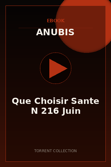 Que Choisir Sante N 216 Juin
