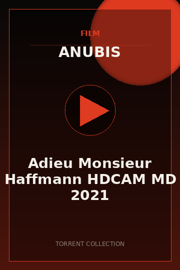 Adieu Monsieur Haffmann HDCAM MD 2021