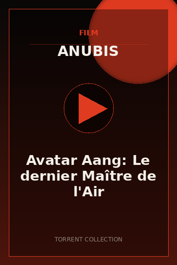 Avatar Aang: Le dernier Maître de l'Air