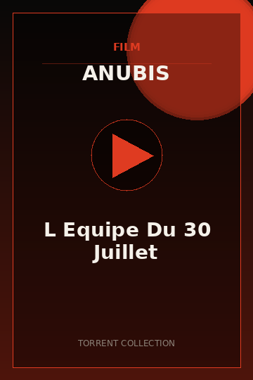L Equipe Du 30 Juillet