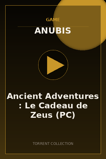 Ancient Adventures : Le Cadeau de Zeus (PC)