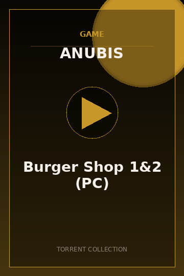 Burger Shop 1&2 (PC)