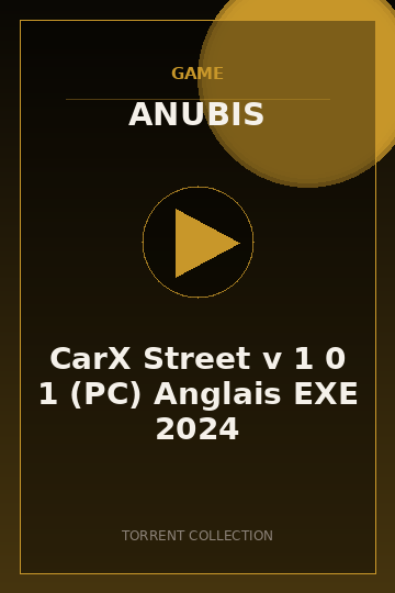 CarX Street v 1 0 1 (PC) Anglais EXE 2024