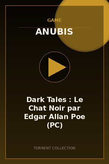 Dark Tales : Le Chat Noir par Edgar Allan Poe (PC)