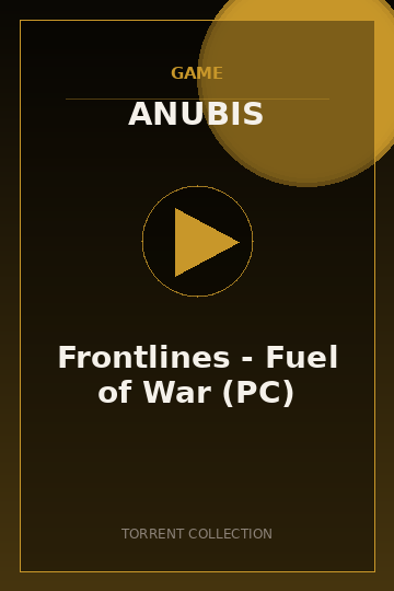 Frontlines - Fuel of War (PC)