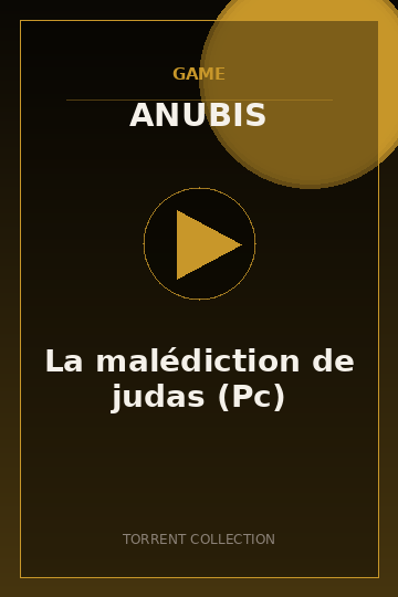 La malédiction de judas (Pc)