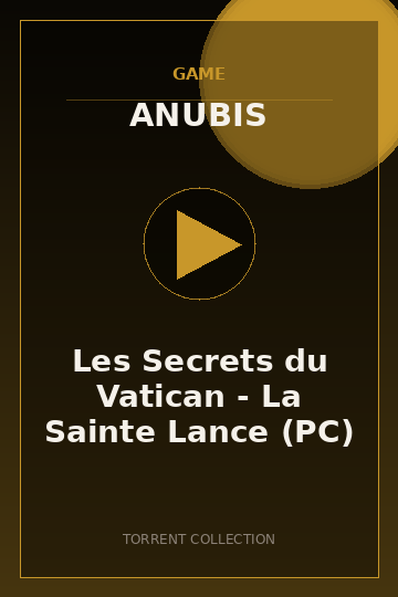 Les Secrets du Vatican - La Sainte Lance (PC)