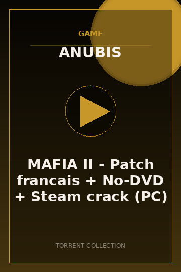 MAFIA II - Patch francais + No-DVD + Steam crack (PC)