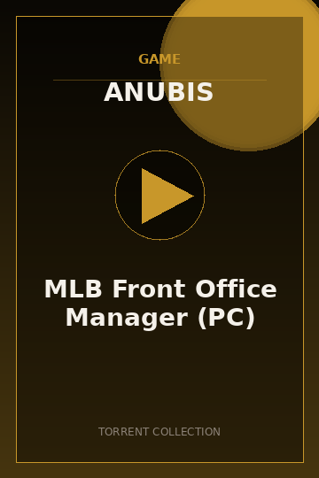 MLB Front Office Manager (PC)