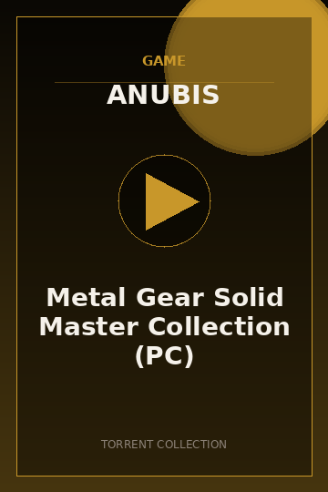 Metal Gear Solid Master Collection (PC)