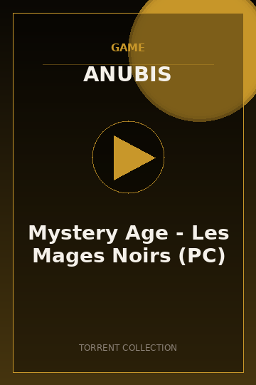 Mystery Age - Les Mages Noirs (PC)