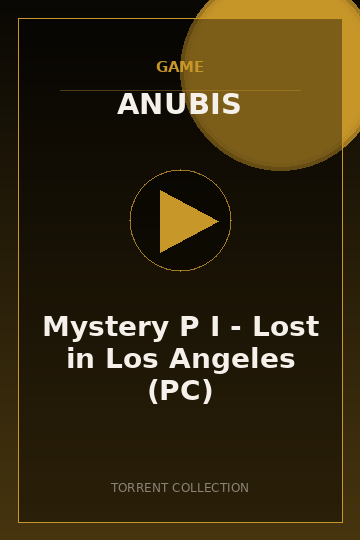 Mystery P I - Lost in Los Angeles (PC)