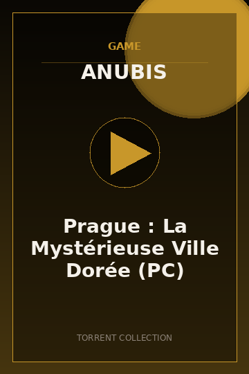 Prague : La Mystérieuse Ville Dorée (PC)
