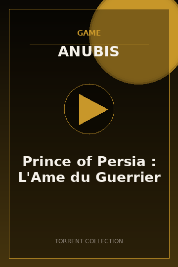 Prince of Persia : L'Ame du Guerrier