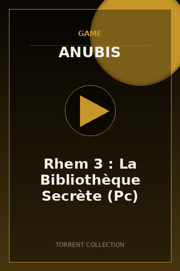 Rhem 3 : La Bibliothèque Secrète (Pc)