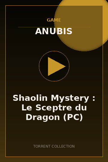 Shaolin Mystery : Le Sceptre du Dragon (PC)