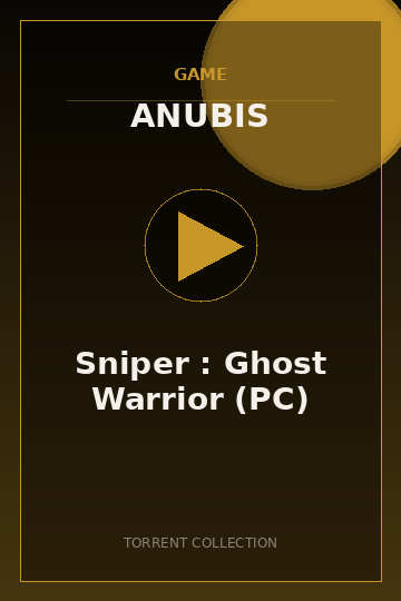 Sniper : Ghost Warrior (PC)