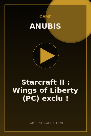 Starcraft II : Wings of Liberty (PC) exclu !