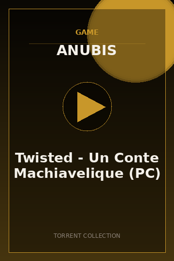 Twisted - Un Conte Machiavelique (PC)