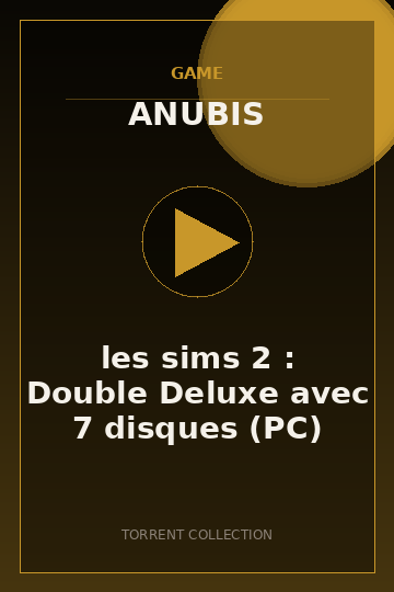 les sims 2 : Double Deluxe avec 7 disques (PC)