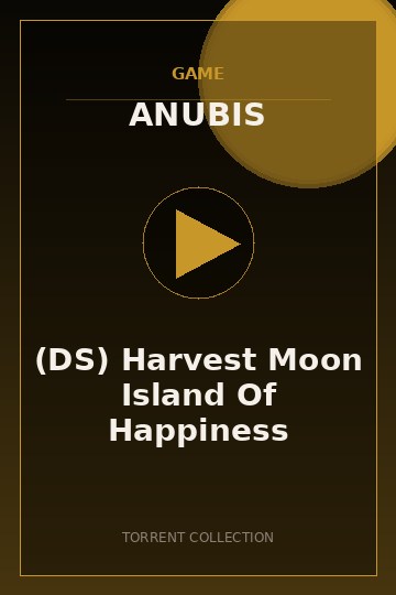(DS) Harvest Moon Island Of Happiness