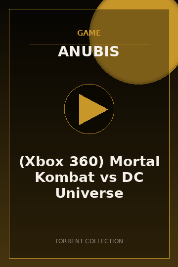 (Xbox 360) Mortal Kombat vs DC Universe