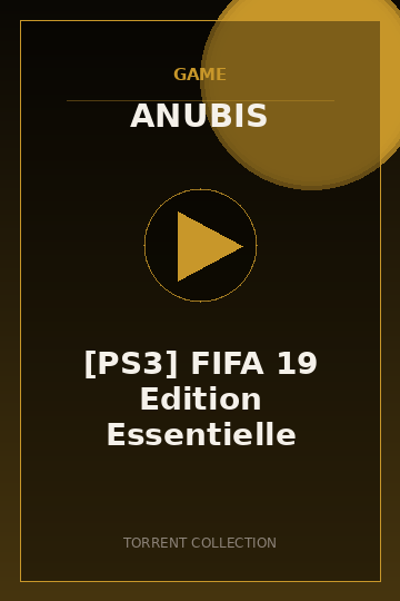[PS3] FIFA 19 Edition Essentielle