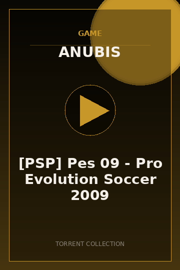 [PSP] Pes 09 - Pro Evolution Soccer 2009