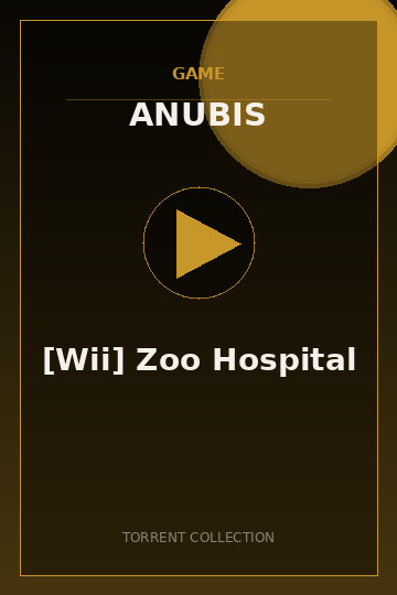 [Wii] Zoo Hospital