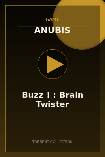 Buzz ! : Brain Twister