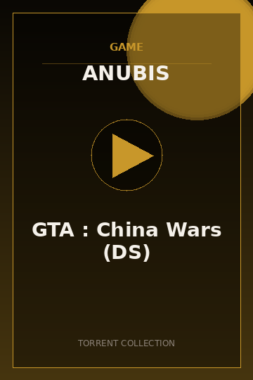 GTA : China Wars (DS)