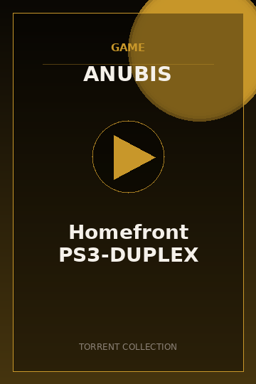 Homefront PS3-DUPLEX