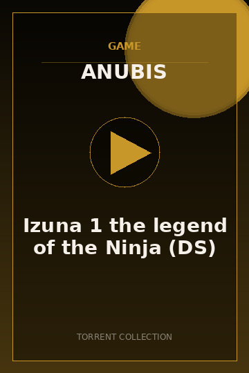 Izuna 1 the legend of the Ninja (DS)