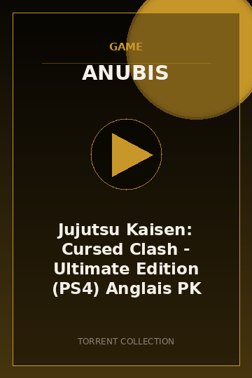 Jujutsu Kaisen: Cursed Clash - Ultimate Edition (PS4) Anglais PKG 2024