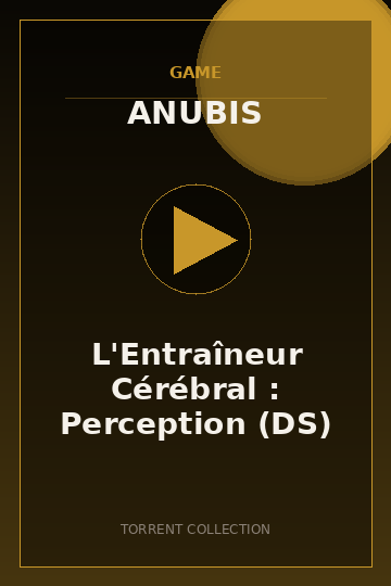 L'Entraîneur Cérébral : Perception (DS)
