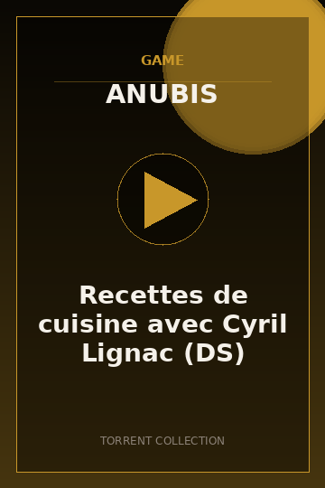 Recettes de cuisine avec Cyril Lignac (DS)