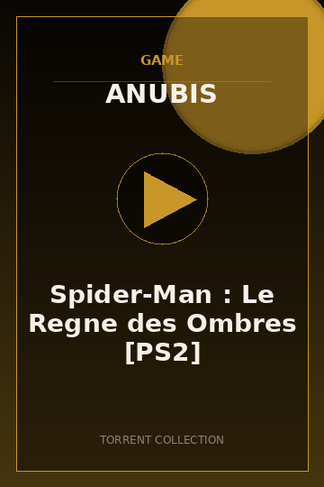 Spider-Man : Le Regne des Ombres [PS2]