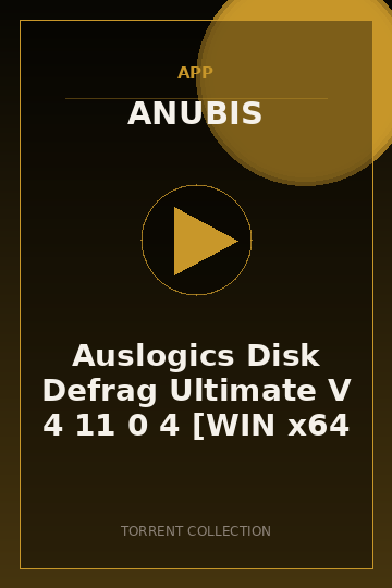 Auslogics Disk Defrag Ultimate V 4 11 0 4 [WIN x64