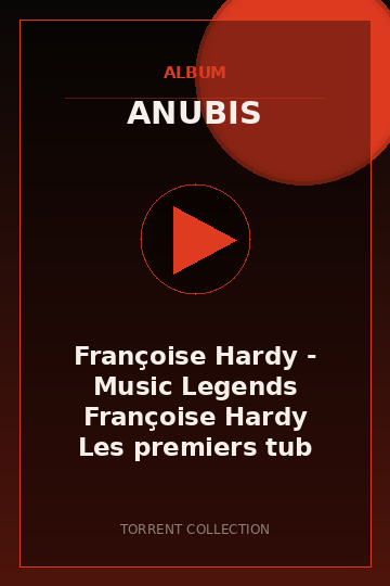 Françoise Hardy - Music Legends Françoise Hardy Les premiers tubes de l'icône Pop Française -2024 -