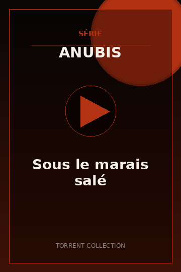 Sous le marais salé