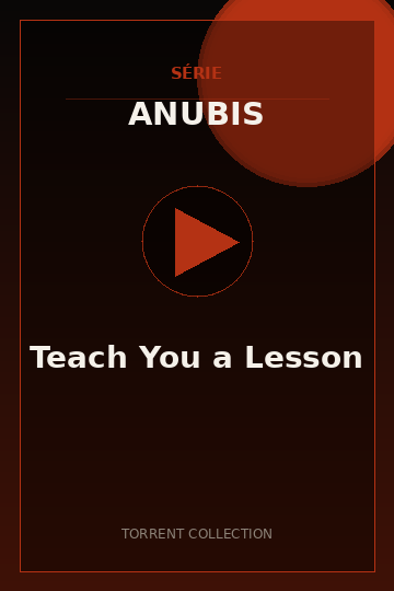 Teach You a Lesson