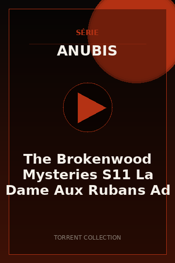 The Brokenwood Mysteries S11 La Dame Aux Rubans Ad